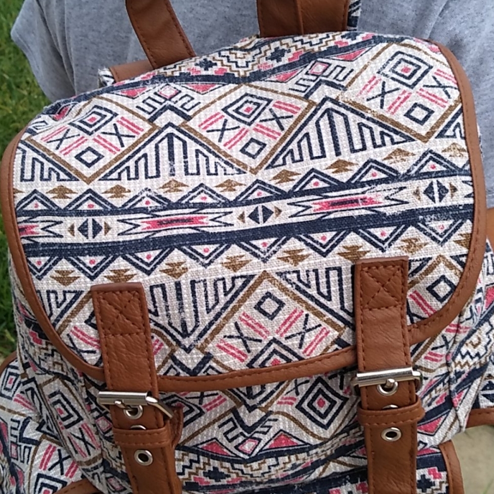 Aztec/ boho‎ bookbag - Picture 2 of 16